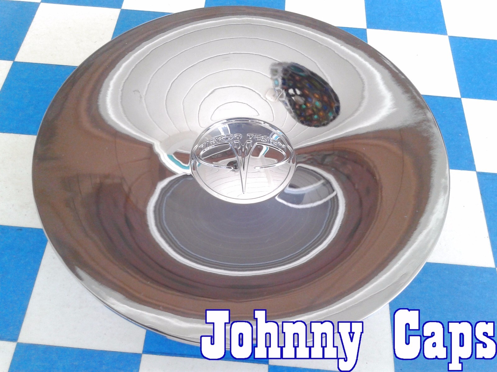 TIRADO DESIGN Wheels Chrome Center Caps 89-9503 Custom Wheel [1] Center Cap (1)