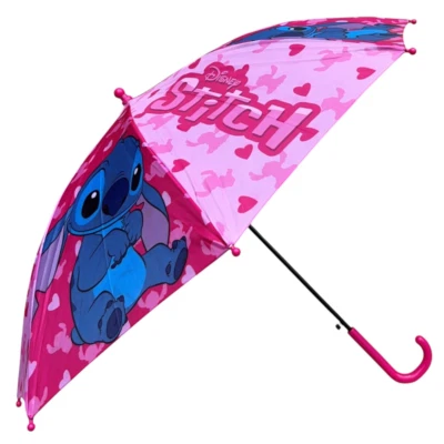 LILO & STITCH OMBRELLO STITCH DISNEY PER BAMBINI IN TESSUTO CON APERTURA AUTOMATICA 8 RAGGI