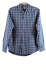 Amazon Essentials Men's Check Dress Shirt Long Sleeve Large Classic Fit Large 12