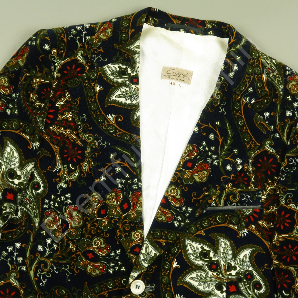 Black paisley sport coat cheap