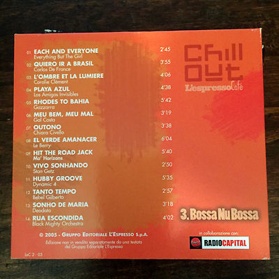 CHILL OUT L'ESPRESSO CAFE'. 3. BOSSA NUDE BOSSA