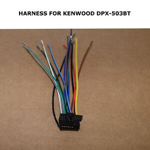 Kenwood DPX-303MBT DPX-503BT DPX-523BT DPX-504BT DPX-593BT DPX-793BH OEM Genuine Wire Harness 