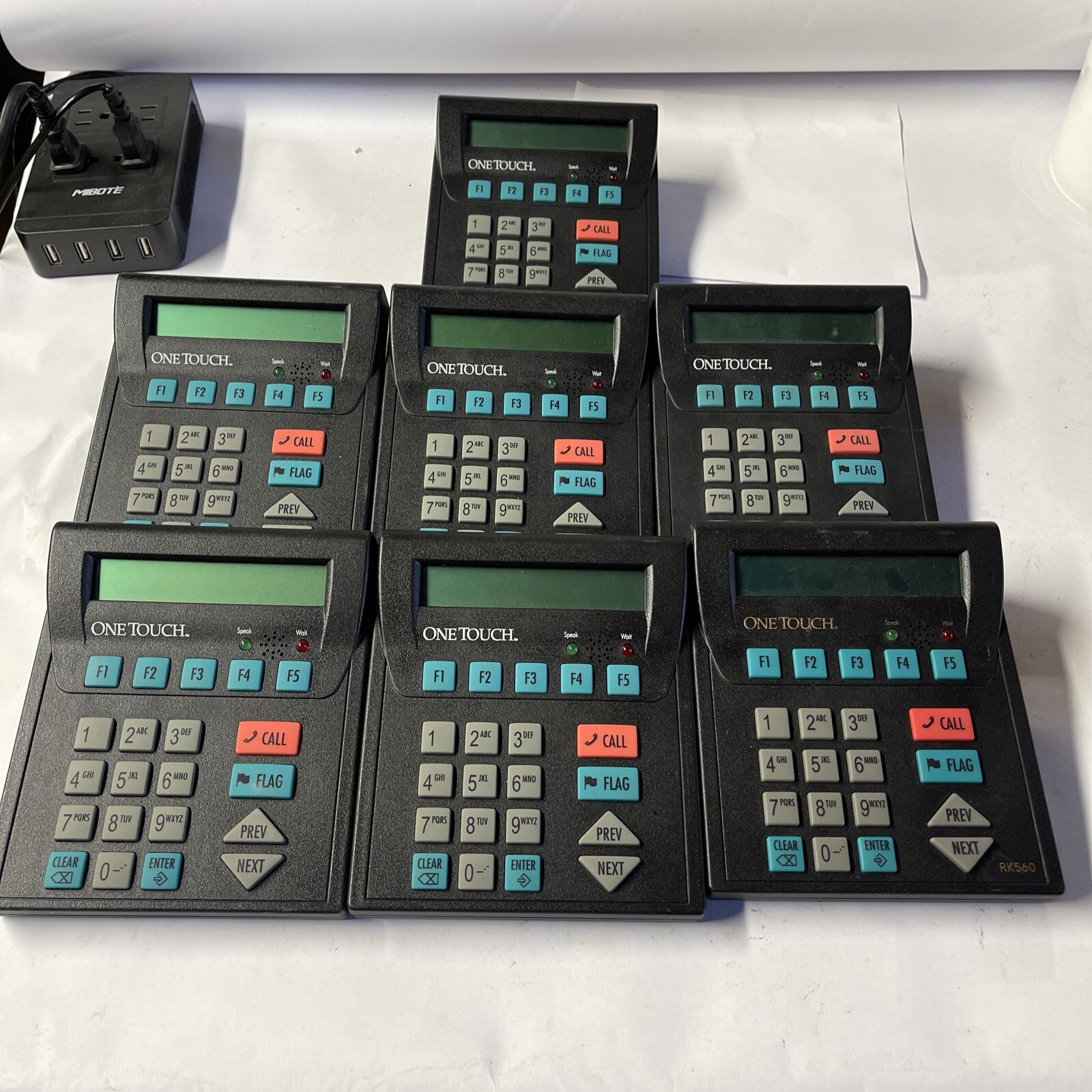 Lot of 10 One Touch Systems 1 of RK560 and 9 of RK500 Keypad for Models ...