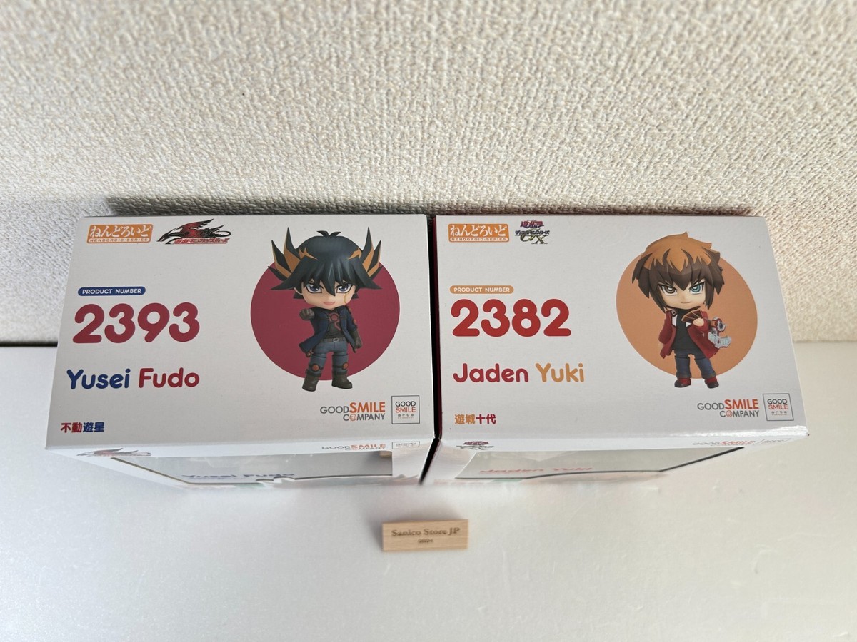 GSC Nendoroid 2393 / 2382 Yu-Gi-Oh! Yusei Fudo & Jaden Yuki Set of