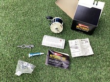 A VERY GOOD VINTAGE BOXED GARCIA MITCHELL 602 LIGHT BOAT SEA MULTIPLIER REEL