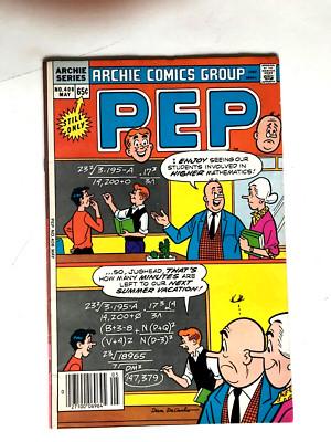 COPPER AGE ARCHIE COMIC GROUP:  PEP  65 CENTS:  NO. 406:  MAY, 1986