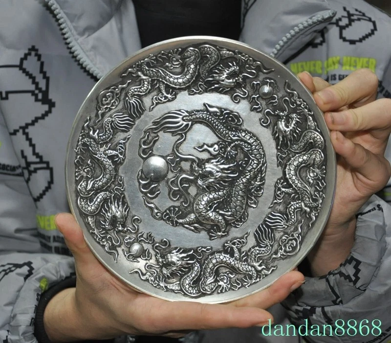 中国古董银盘| eBay