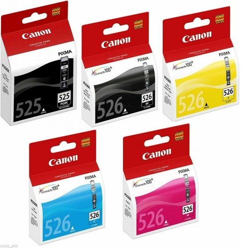 Canon PGI-525 / CLI-526 Ink Cartridges for Canon Pixma MG5350 MG5150 Lot - Picture 8 of 12