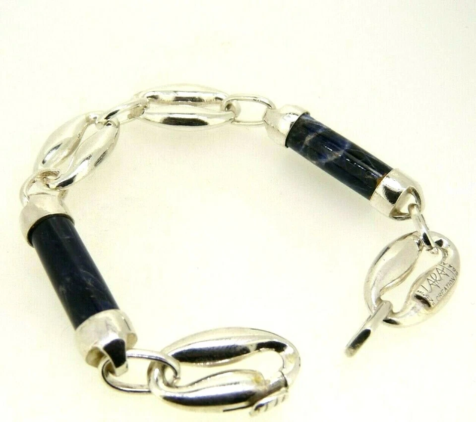 Bracciale vintage anni '70 Made in Italy in argento 925 da donna - Immagine 2 di 4