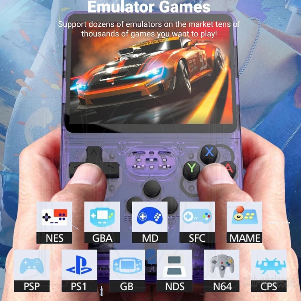 R36S Retro Handheld Video Game Console Linux System 3.5 Inch IPS Screen Portable - image 2 of 4