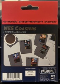 Nintendo NES Classic Video Game Coasters (8) Super Mario / Donkey Kong / Zelda