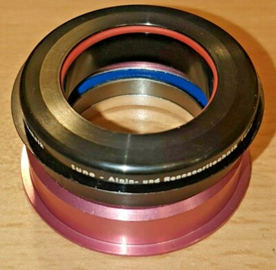 TUNE Bubu A-Head Steuersatz 1 1/8'' MTB RR rosa schwarz pink rose black RETRO NOS