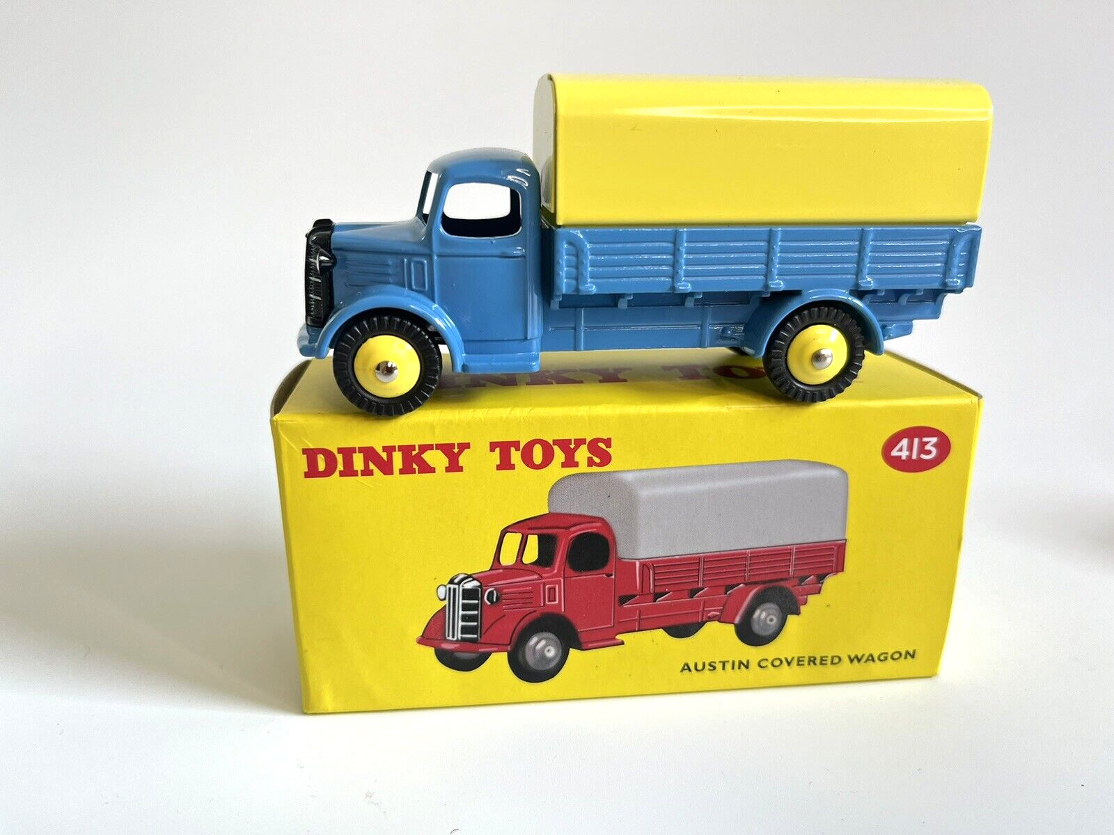 Dinky Toys N°412 Austin Wagon Truck Camion Jaune, échelle 1:50, Vintage