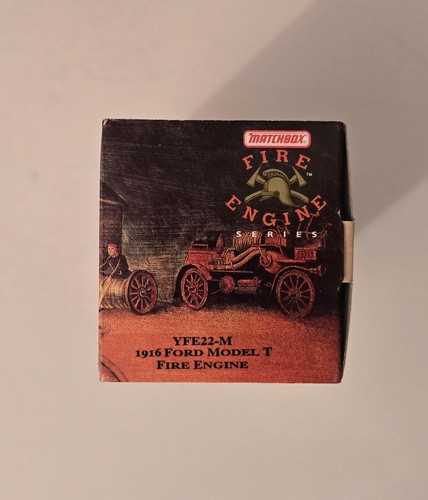 Matchbox 1916 Ford Model T Fire Engine Models Of Yesteryear YFE22-M 1:43 Red - Picture 8 of 8
