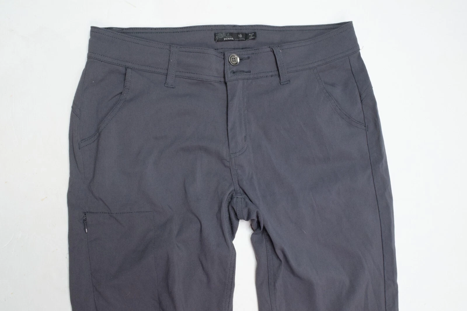 prana hiking nylon stretch roll-up straight fit active pants