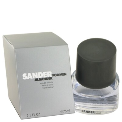 Sander For Men by Jil Sander 2.5 oz Eau de Toilette Spray New In Box RARE