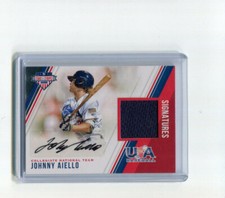 2018 Stars and Stripes College Team Johnny Aiello Black Ink Auto Jersey 254/299