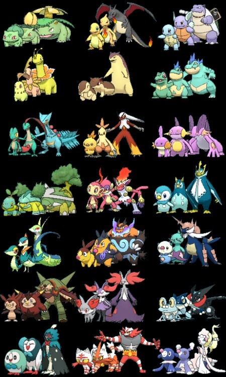 Starters Shiny 1-7G et évolutions,soleil/lune, ultra lune/soleil ou Pokemon Home