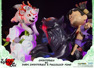 First4Figures Okami: Chibiterasu vs Dark Chibiterasu & Possessed