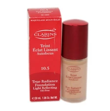 CLARINS TEINT ECLAT LISSANT AUTO FOCUS TRUE RADIANCE FOUNDATION #10.5