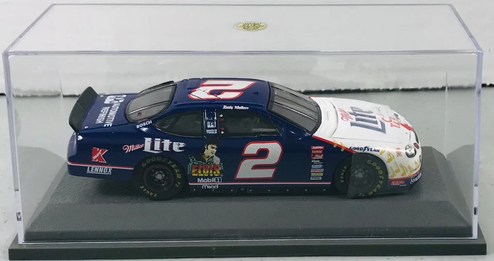 #2 Rusty Wallace - 1998 Miller Lite/TCB Elvis Ford Taurus 1/43 Revell Die Cast - Image 4 of 4