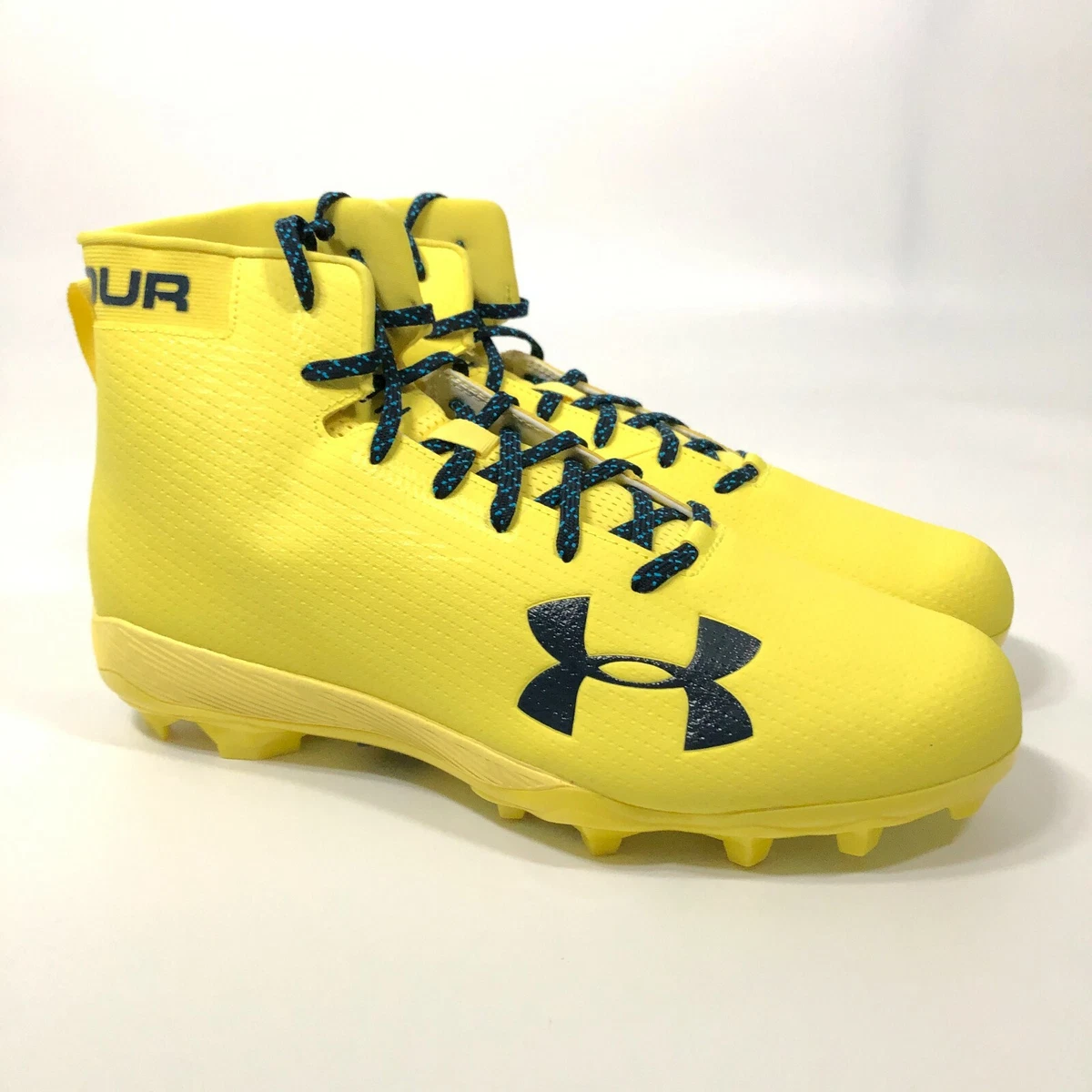 Under armour sales yellow cleats