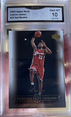 2003 Lebron James ROOKIE CARD Upper Deck Box Set Gem mint 10 RC 