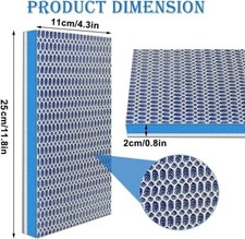Hobby Accessori Per Filtri Schiuma Filtrante Grossolana, Blu, 50 - Foto 3
