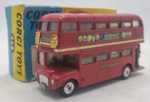 Original vintage boîte Corgi Toys 468 Routemaster Outspan Oranges London Bus - Photo 1 sur 19