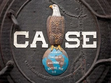 Old Case Tractor Emblem 9" x 12" Metal Sign