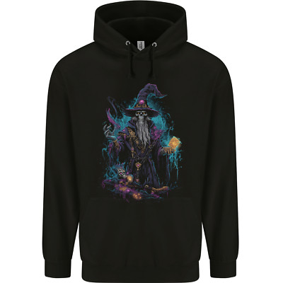 Fantasy Wizard Warlock 6 Mens 80% Cotton Hoodie