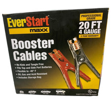 Everstart Maxx 20 Foot 4-Gauge Booster Jump Cables