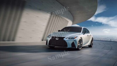 Lexus IS 350 F Sport 2021 High Res Wall Decor Print Photo Poster