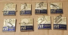 LOT OF 8 1988 CALGARY NORTHERN TELECOM OLYMPIC PIN