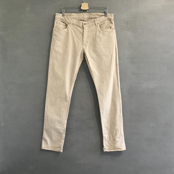 Men Pal Zileri Trousers Beige Cotton XL
