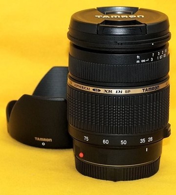 For A Mount Made in Japan Gold Band Hood Bonus ZX Included TAMRON SP AF 28 75m
