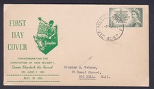 1953 CORONATION QUEEN ELIZABETH II PRE-DECIMAL STAMP FIRST DAY COVER #31
