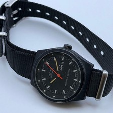 Orologio Automatico Orfina Porsche Design Quadrante Nero Data Giorno Swiss Made Vintage