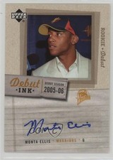 2005-06 Upper Deck Rookie Debut Debut Ink Monta Ellis #DI-ME Auto 1a6x