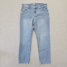 Old Navy Jeans Women's Mid-Rise Boyfriend Relax Taper Sz 6 Blue Denim