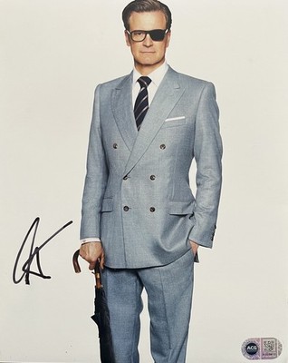 Colin Firth signiertes 10x8 Foto ACG COA AG25913