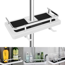 Bathroom Shelf Shower Pole Caddy Rack Storage Organiser Tray Holder Accessories!