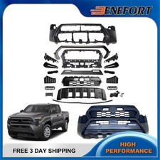  New Front Bumper Cover Grille Set With Fog Lights For 2024 2025 Toyota Tacoma