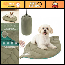 Waterproof Reversible Outdoor Dog Bed 43x26 - Portable Foldable Pet Mat for Trav