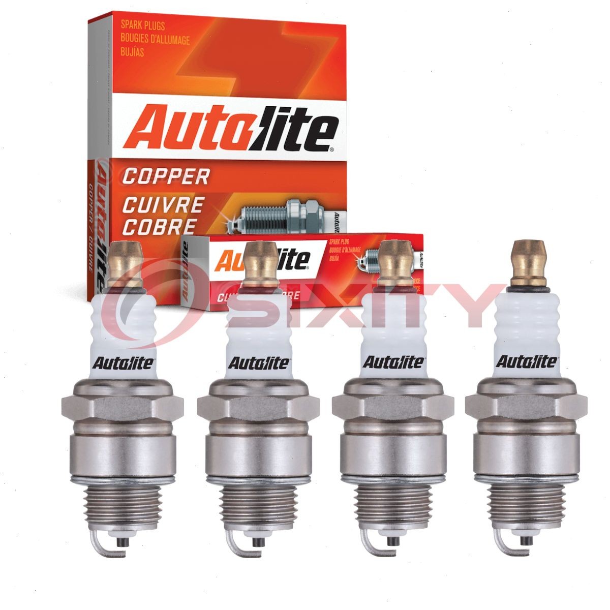 4 pc Autolite Copper Core 2976 Spark Plugs for W10CC A42N 94199 848 747 6761 kd