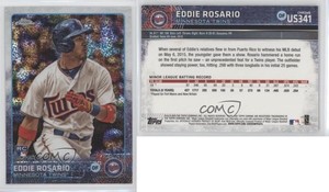 2015 Topps Chrome Update Mega Box Eddie Rosario #US341 Rookie RC