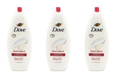 Dove Samt-Weich Pflegedusche , 3x250ml EAN8720181468520