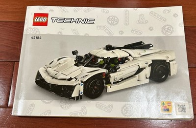 LEGO TECHNIC: Koenigsegg Jesko Absolut White Hypercar (42184) Complete W/ Manual