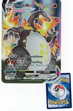 Pokemon TCG Maxi Carta Glurak VMax SV107/SV122