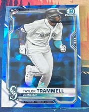 2021 Bowman Chrome Sapphire Edition - Taylor Trammell #61 (RC)
